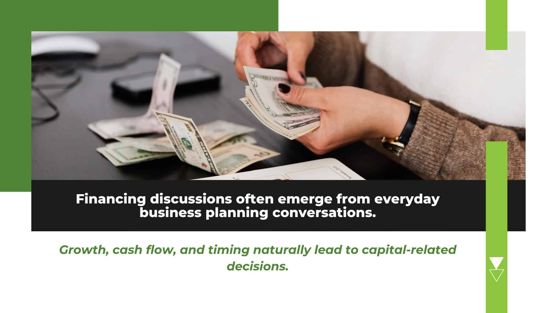 Business planning and cash flow discussions naturally leading accountants into commercial loan conversations