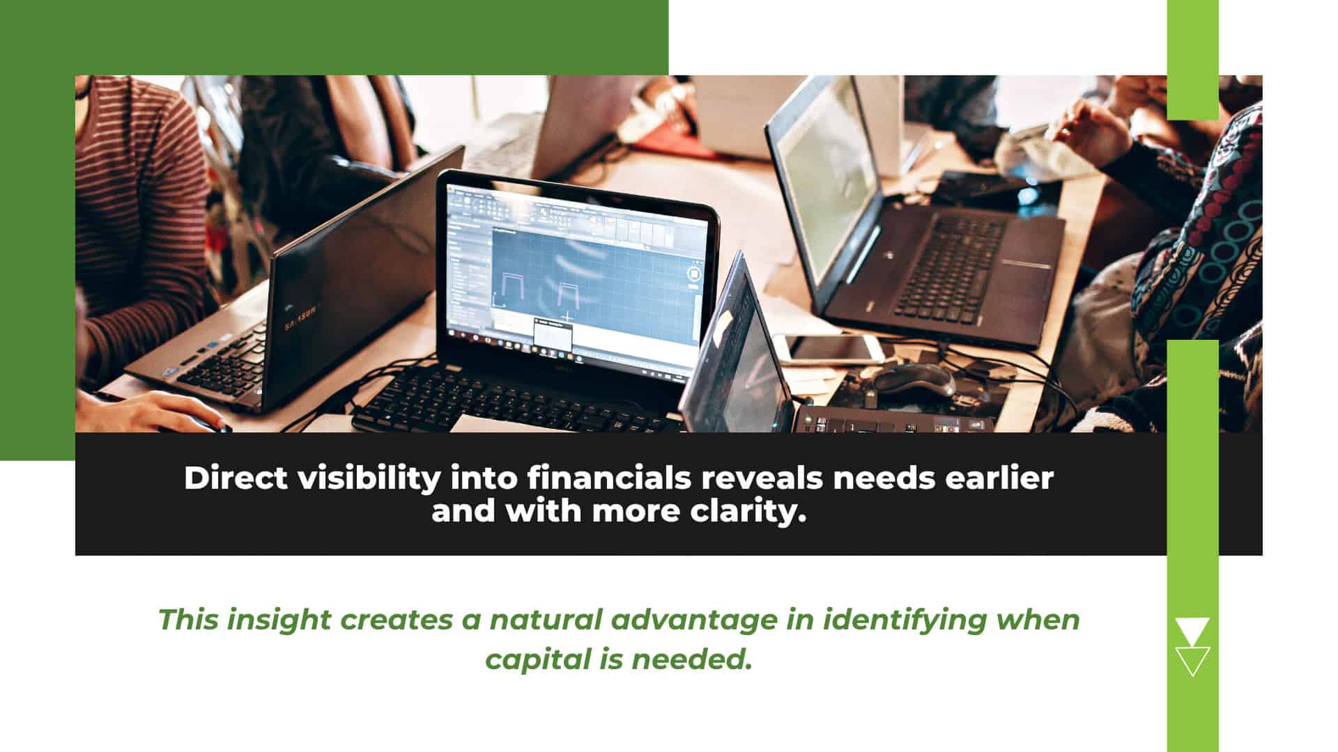 Accountant with direct visibility into business financials identifying commercial loan opportunities earlier
