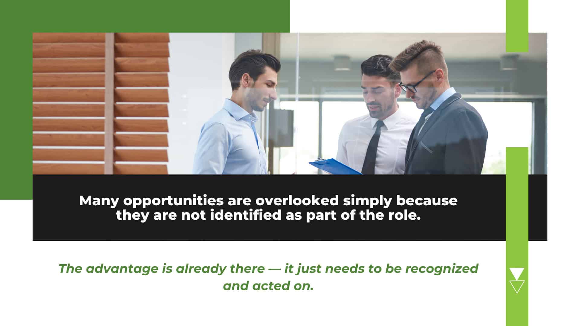 Accounting practice overlooking commercial loan opportunities already present within existing client relationships