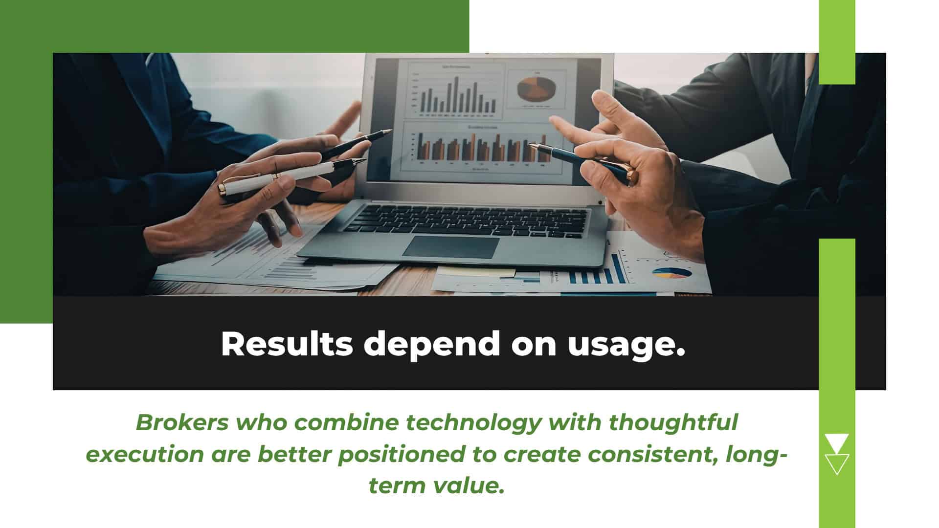 Commercial loan brokers reviewing lender proposals