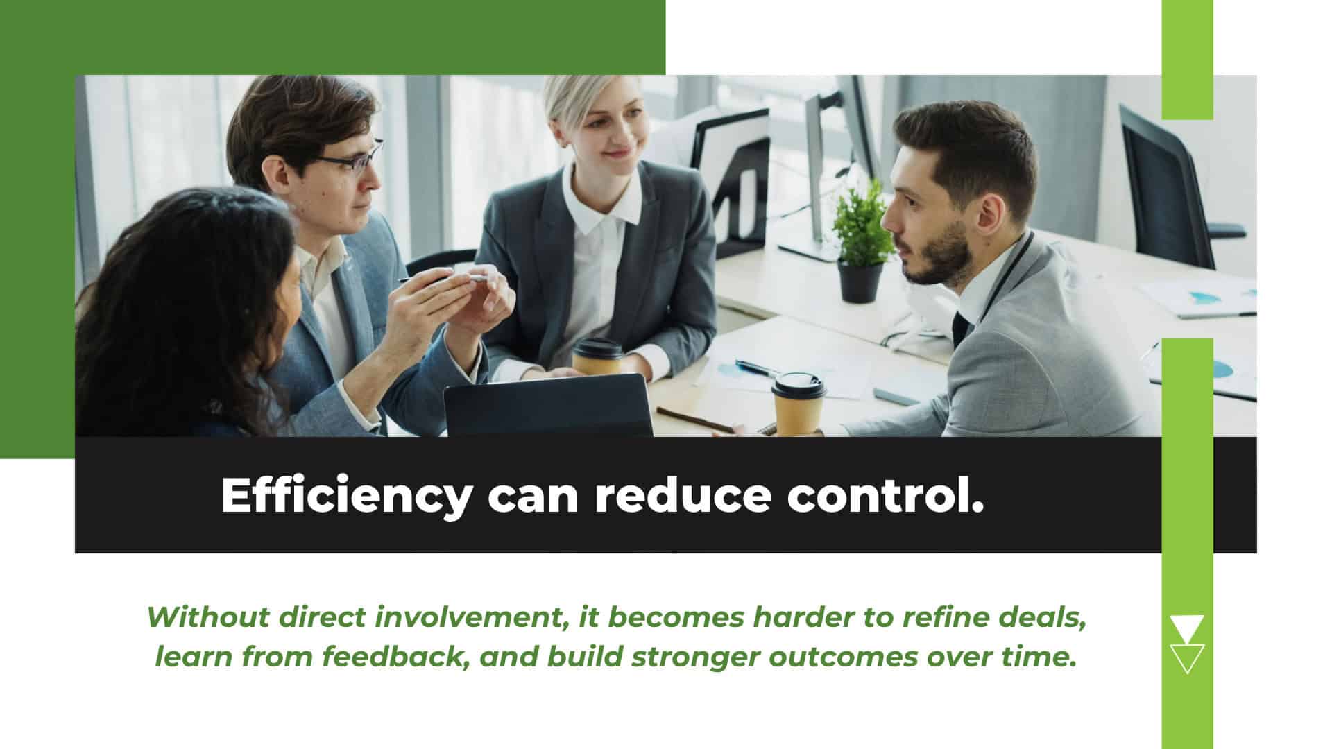 Commercial loan brokers reviewing deal documents